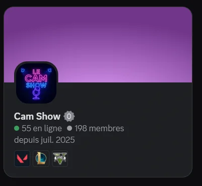 Aperçu général du serveur Camachau