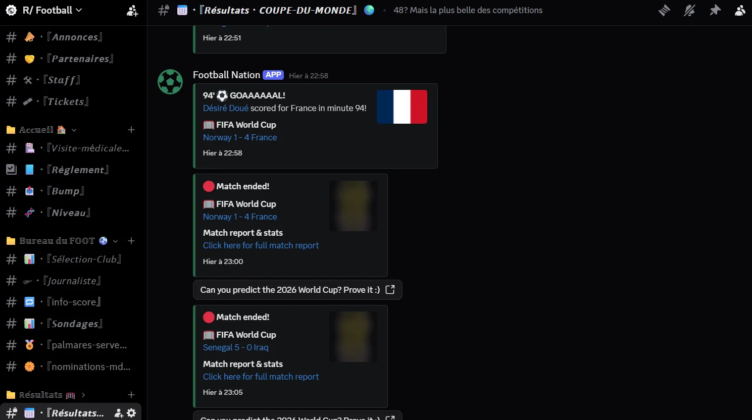 Scores en direct R/Football